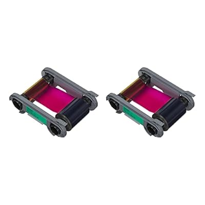 2 Pack - Evolis Primacy 2 R5F208A100 Color Ribbon - YMCKO - 300 Prints with Bodno Software Demo Card