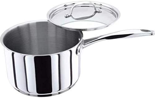 Stellar 7000 S705 Stainless Steel Saucepan, Induction Ready, Oven Safe, Dishwasher Safe, 20cm 3.1L Fully Guaranteed