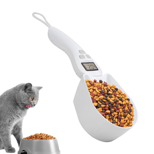 Cuchara De Cocina Digital Con Balanza | Accesorios Para Pesar Granos De Café,Báscula Electrónica De Cuchara Para Alimentos | para Panadero Dueño de Gato Granos de Café Proteína en Polvo Harina