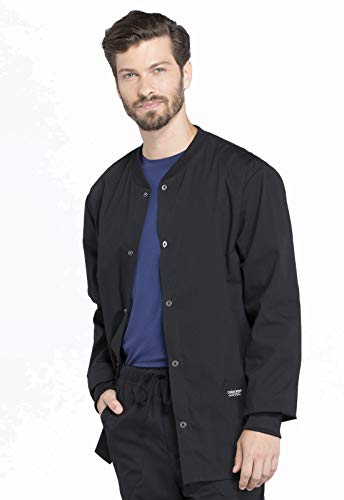 Cherokee Men's Snap Front Medical Scrub Jacket #TOP7