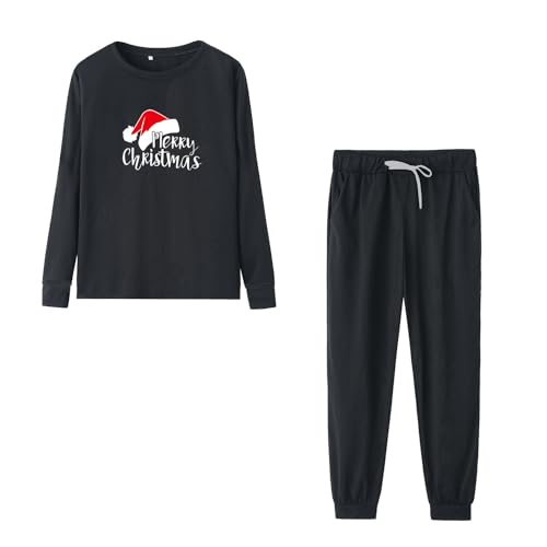 Christmas Pajamas Two Piece Outfits Tracksuits Loungewear Matching Set Pjs Jogger Sets3