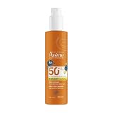 AVÈNE - Spray Solare Bambino Viso e Corpo - Applicazione rapida - 200ml | Protezione molto alta UVB e UVA - Resistente a sabbia, acqua, sudore - Alta tollerabilità pediatrica - Idratante
