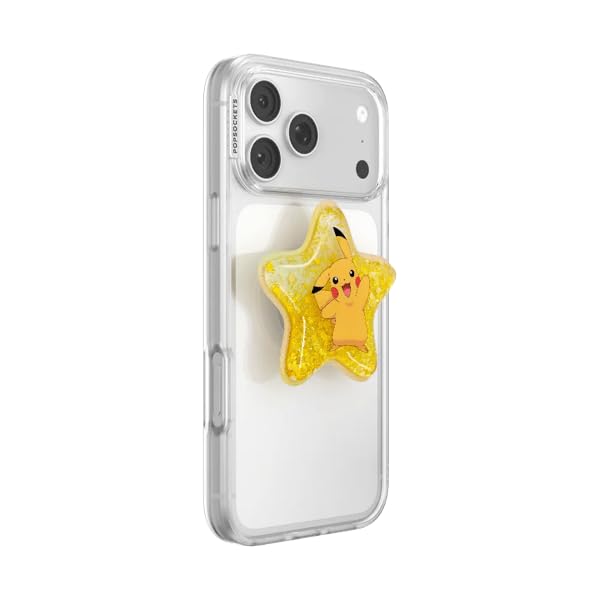 Image of PopSockets Adhesive Phone Grip, Holder- Star Pikachu