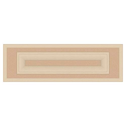 Kendor Unfinished Mdf Drawer Front, Square W/Raised Panel, 6H X 19W #TOP23