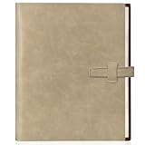 Miaikoe Fotoalbum 6x4 320 Fotos, Leder Cover Album mit 20PCS Kraftpapier Scrapbook hält 320 10x15cm vertikale Fotos für Familie Hochzeit Baby Graduation (Beige)