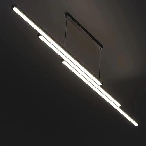 Lampe à suspension linéaire LED dimmable 72W pour grand luminaire de plafond industriel