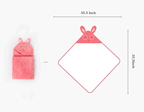 Xcdfvhq Bath Towels For Kids,Rabbit Hooded Towel For Girls Boys,Toddlers Beach Towel With Hood 100% Cotton Highly Absorbent Coral Fleece Bathrobe #TOP3