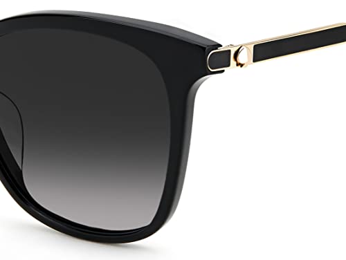 Kate Spade New York Women's Dalila/S Round Sunglasses, Black/Gray Shaded, 54mm, 17mm by Kate Spade New York - Image 4
