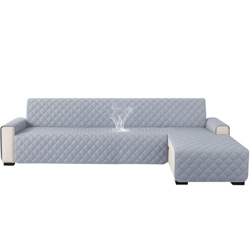 XINEAGE 100% Waterproof Couch Covers L-Shaped Reversible Sofa Cover for Dog by XINEAGE - Used condition - US$49.34
