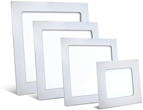 ENERGMiX 12 Watt LED Panel Ultra Slim Inbouwlamp Vierkant Vierkant 17x17 cm Warm Wit photo 2
