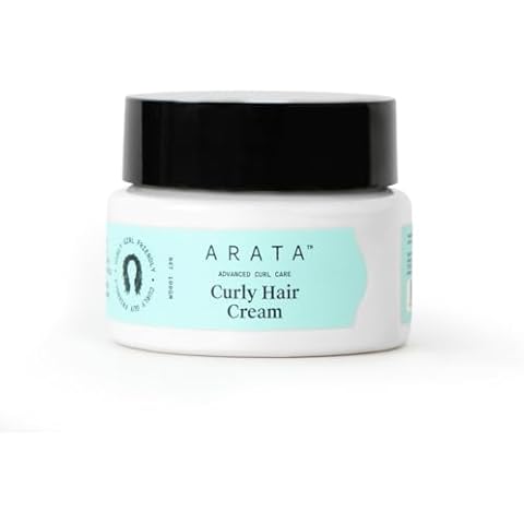 Arata Advanced Curl Care Curly Hair Cream (100 GM) For Velvety Soft Curls | Intensive Moisture, Curl Definition & Plant-Based Styling | Abyssinian Seed Oil, Soya Protein & Shea Butter | CG Approve Cover