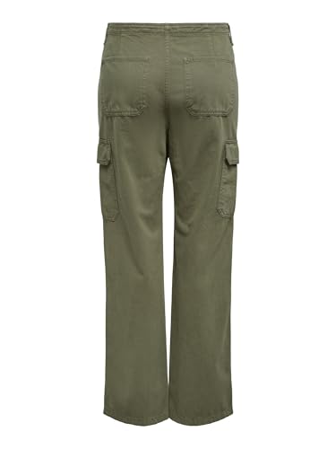 Only Onlmalfy Hw Cargo Pant Pnt Pantaloni, Kalamata, S / 31L Donna - 3