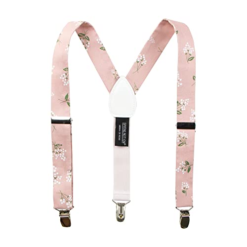 Image of Spring Notion Boys' 4-Piece Floral Suspenders Outfit