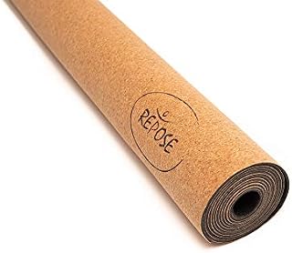 Repose Eco-Friendly 2 mm Cork and Natural Rubber Travel Yoga Mat for Earth