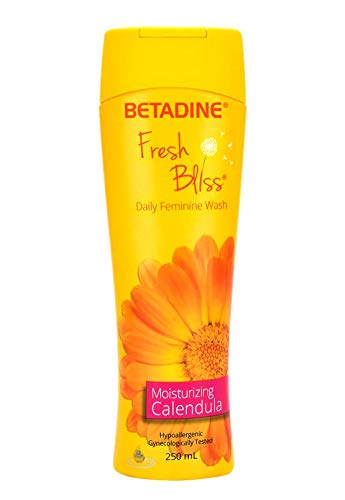 Betadine Fresh Bliss Daily Feminine Wash Moisturizing Calendula | Optimum Moisture | Hypoallergenic & Gynecologically Tested | 150 Ml (Pack Of 1) #TOP10