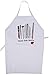 Attitude Aprons Fully Adjustable "Choose Your Weapon" Artist Apron