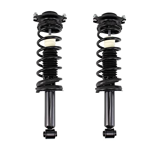 Image of TRQ Rear Shock & Spring Assembly Set Compatible with 2016-2017 Subaru Crosstrek