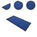 SM SunniMix Folding Exercise Mat Foldable Mat Waterproof Thick Gymnastics Mat Gym Mat for Training Fitness Gym Workout Men Women, Blue Gray