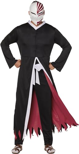 InSpirit Designs Adult Bleach Ichigo Costume| Officially Licensed | Adult Ichigo Robe and Mask | Bleach Anime Costumes - M