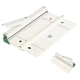 Piegatrice Manuale per Carta A3 A4 con Scala, Macchina Piegatrice Pieghevole da 350 Mm con Blocco di Posizionamento Esteso – profondità della Piega 0,8 Mm Strumento di Incisione per Cartoncino