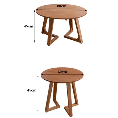 Table d'appoint Moderne en Bois Mid-Century, Meuble de Salon Stable