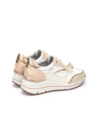 Pikolinos Para Mujer. W2C-6548C1 Zapatillas De Piel Girona Beige (39), 3 A 5Cm, Cremallera, Casual - 3