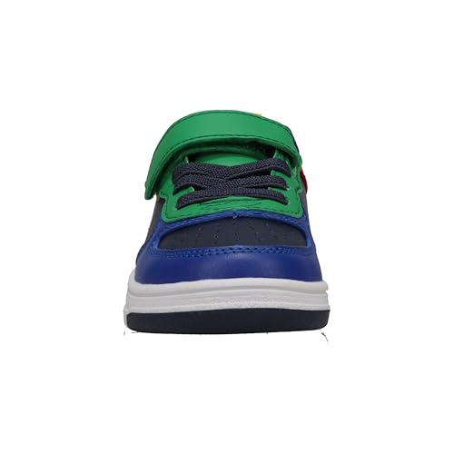 POLO RALPH LAUREN Kids MASTERSCOURT PS Toddler Navy/Multi M040 Sneaker, 4 US Unisex2