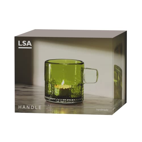 Handle Tealight Holder H9Cm Olive #TOP16