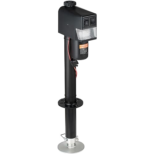 VEVOR Electric Tongue Jack, 3500lbs Capacity, 9.84"-33.85" Electric Trailer Jack with Waterproof Cover for RV, Horse, Utility Trailers by VEVOR - Image 9