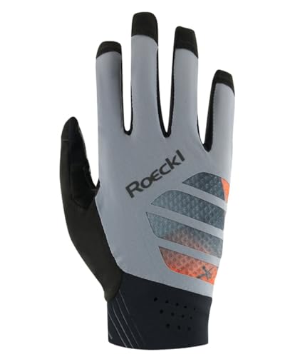 Gants de cyclisme longs Roeckl Murnau 2 gris 2025 taille 11 pour cyclistes