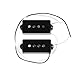 FLEOR Alnico 5 Open Style P Bass Pickup Fit 4 String Electric Bass Guitar Part