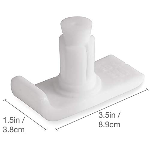 DMI Walker Skis Glides for Enhanced Safety and Stability, Replaces Tennis Balls for Walkers, White, Walker Accessories,Walker Ski Glides, 2 Count