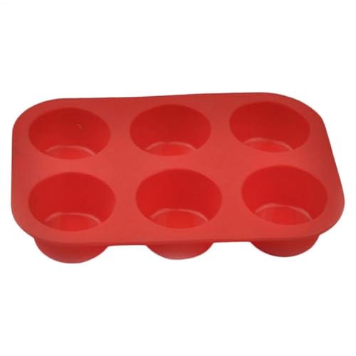 Silikon Muffin Sahne - Silikon Cupcake Formen | Silikon Cupcake Sahne | Silikon Cupcake Form | Silikon Muffinform zum Backen | Silikon Muffin-Pfannen zum Backen | 6 Cups Muffins