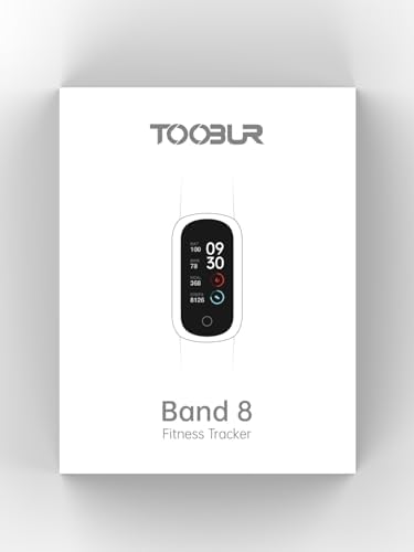 TOOBUR Fitness Tracker Watch with Heart Rate/Blood Oxygen/Sleep Tracker/IP68 Waterproof, Activity Tracker with Pedometer Step Counter, Smart Watch for Women Men with 14 Sports Compatible Android iOS