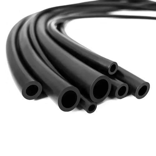 10m NBR Oil Resistant Hose Nitrile Rubber Tube ID 2-19mm for Petrol Diesel Oil Line Industrial Use(OD 4xID 2mm)