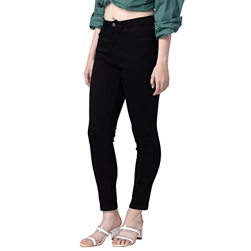 Image of Spykar Women's High Rise Cotton Super Skinny Ankle Length Jeans (Alexa)