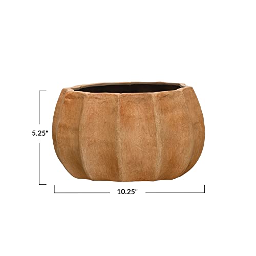 Bloomingville Boho Fluted, Terracotta Planter, Terra-Cotta #TOP1