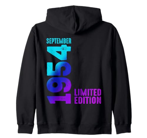 Edición limitada de septiembre de 1954 Sudadera con Capucha