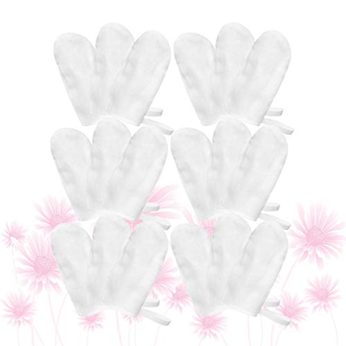 HEALLILY 18 Pcs Dentes de Bebô Gaze Macia Dedo Dedo Limpador Infantil Higiene Oral Raspador de Língu