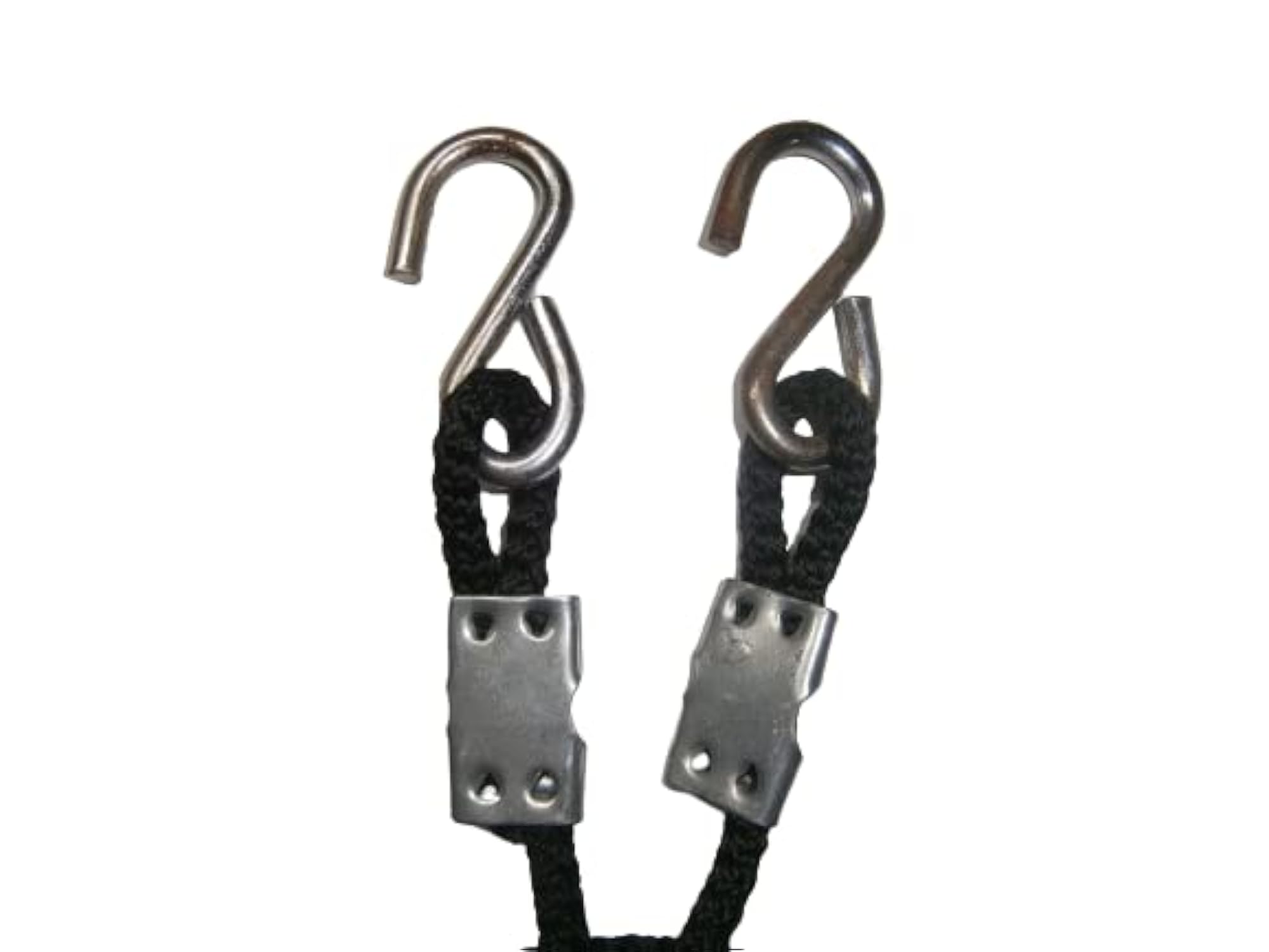 Black Polypropylene Rope with S Hook, 6MM x 15 Feet, Multipurpose