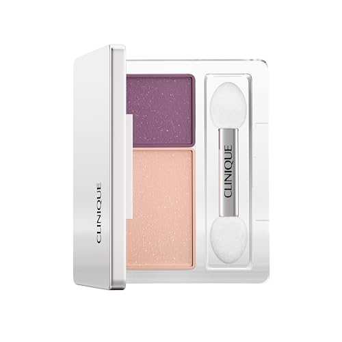 Clinique All About Shadow Duo Eye Shadow Makeup ombretto due tonalitĂ a lunga durata | Tenuta 8 ore, sicuro per gli occhi sensibili, 1.7 g