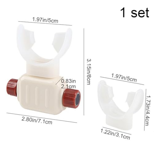 Lamdbao Appareil D'entraînement Pulmonaire, Appareil De Musculation Respiratoire, Appareil De Musculation avec Double Commande Résistance Réglable pour Remise en Forme Quotidienne – vue 4