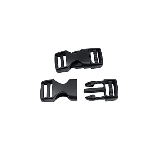 Side Release Buckles,Heavy Duty Dual Adjustable Plastic Buckle Snaps Clips 2 Inch Backpack Belt Buckle Replacement 2 Packs #TOP21