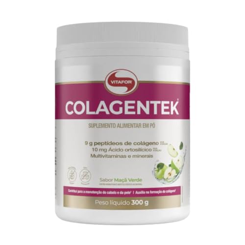 Colagentek (300g) - Sabor Maçã Verde, VitaFor