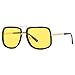 Classic Polarized Aviator Sunglasses for Men Women- Vintage Design with Metal Bridge UV 400 Protection Lens