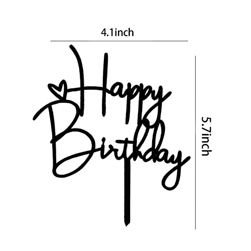 Happy Birthday Cake Topper Star Birthday Cake Topper Happy Birthday Cake Toppers Black Happy Birthday Cake Toppers #TOP1