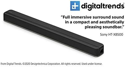 Sony HTX8500 2.1ch Dolby Atmos/DTS:X Soundbar with Built-in subwoofer, Black