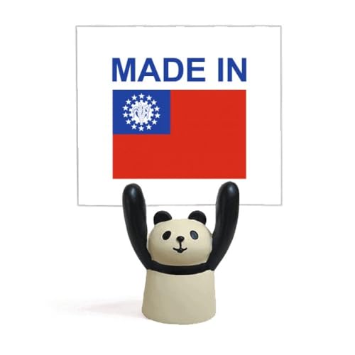 Support mémo panda pince stable décoration de bureau