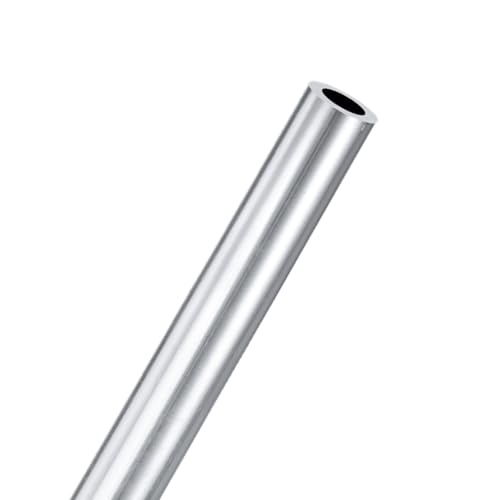 M METERXITY 1-Pack 300mm 6063 Aluminum Round Tube, 13mm ID 21mm OD Seamless Aluminum Tubing for Construction/Machining/DIY Crafting, Metal Straight Pipe [0.51"x0.83"x12"]