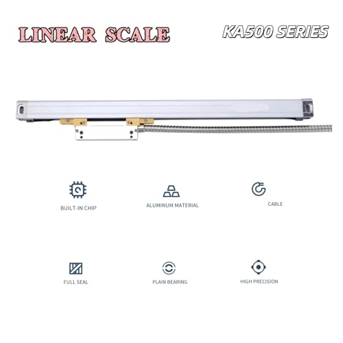 Escala lineal KA500 1um 120mm sensor con regla de vidrio miniatura 3